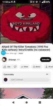 killer tomatoes on Fox anime Network