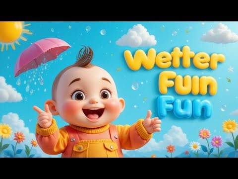 Weather Song ☀️🌧️❄️🎶 | Fun Kids Songs & Nursery Rhymes for Toddlers | Learn Weather & Seasons
