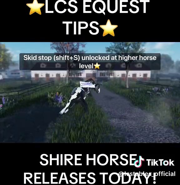 Shire releasing today! Game name/ LCS: Equest #lcs #lcsequest #roblox #lcstables #equestrian