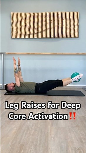 Leg Raises for Deep Core Activation‼️