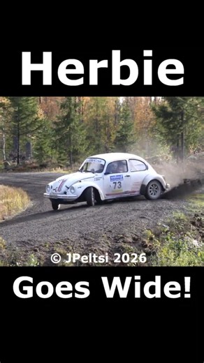 Herbie Goes Wide! #rally #motorsport #shorts