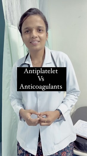 Dr. Nidhi Raka on Instagram: "Antiplatelet vs anticoagulant Anticoagulant and antiplatelet drugs both play crucial roles in the prevention and treatment of blood clots, but they work through different mechanisms and are used in different clinical scenarios. Here’s a breakdown of their differences: ### Mechanism of Action: 1. Anticoagulants: - Function: Anticoagulants slow down the clotting process and prevent the formation of clots by inhibiting various factors in the coagulation cascade. - Exam