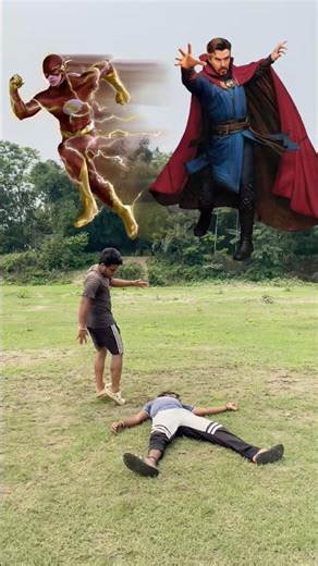Flash vs Doctor Strange ⚡ Viral Emoji Acting Video #shorts