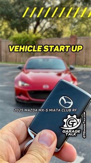 Hop in with us as we start up and rev this 2025 @mazdausa MX-5 Miata Club RF. Full review video available on our website. Price As Tested: $42,430 (Includes Destination). #GTGarageTalk #Mazda #MX5 #MX5Miata #MazdaMiata #CarReview #TXAutowriters | GT: Garage Talk | Facebook