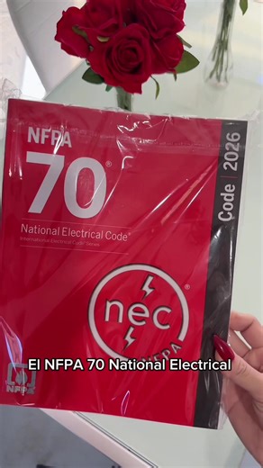 Manual oficial NFPA 70 National Electrical Code 2026 con normativas actualizadas para instalaciones eléctricas seguras y cumplimiento profesional. #NFPA70 #NEC2026 #Electricistas #CodigoElectrico #IngenieriaElectrica