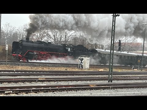 Dampflok 01066 fährt durchs Allgäu 17.02.2024