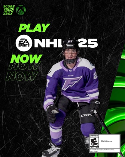 142K views · 228 reactions | Don't miss your shot now  Celebrate EA SPORTS NHL 25 coming to Xbox Game Pass Ultimate and EA Play with some amazing prizes. Follow & like this post for a chance to #ScoreMoreWithXbox. Ages 18+. Ends April 4/25/25. Rules: xbx.lv/4cwHXvg | Xbox | Facebook