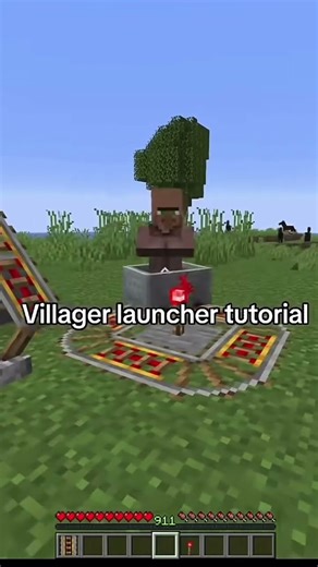 Minecraft Villager launcher tutorial #minecraft #gaming #gameplay #memes #minecraftbuilding