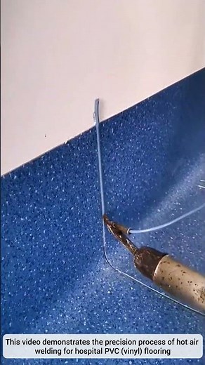 PVC Vinyl Floor Hot Welding Process