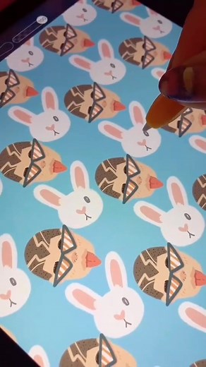 Creating Bad Bunny Wallpapers | BetsyDoodles