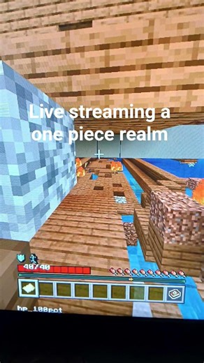 join the live i am on a one piece realm #live #minecraft