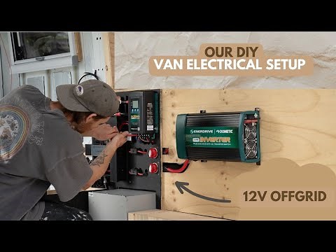 A COMPLETE Guide to installing 12v ELECTRICAL SYSTEM into DIY VAN CONVERSION | Enerdrive