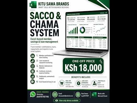 Kitu Sawa Sacco and Chama Accounting System
