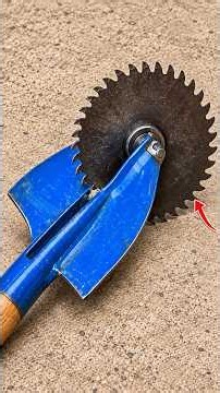 I Added a Saw Blade to a Shovel! Crazy DIY Tool #shorts