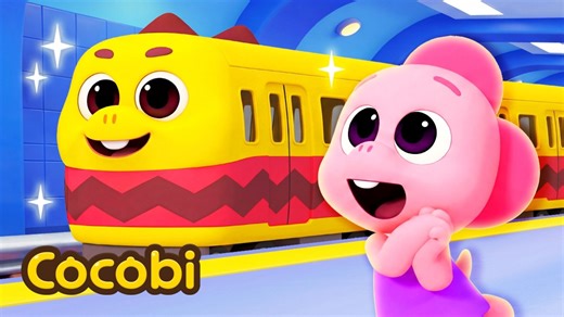 My First Subway Ride Choo Choo Train Safety Tips I Songs for Kids | Cocobi