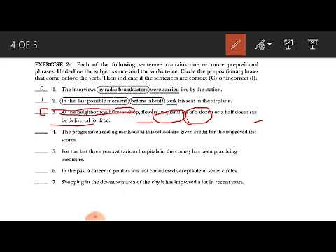 structure skill 2 be careful of objects of prepositions