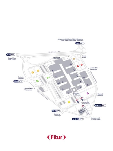 🚇 Accede fácilmente a #FITUR2026. Durante la feria, los parkings de IFEMA MADRID abren en los siguientes horarios: 🅿️ Rojo y Marrón (junto al pabellón 14) y Naranja y Verde: apertura a las 06:30 h 🅿️ Violeta y Amarillo: apertura a las 07:00 h ⚠️ Recuerda que IFEMA MADRID está realizando obras de mejora, por lo que recomendamos acceder en transporte público. 🚇 La opción más cómoda es el Metro, línea 8 – estación Feria de Madrid, con conexión directa al aeropuerto y al centro de la ciudad. 🚌 