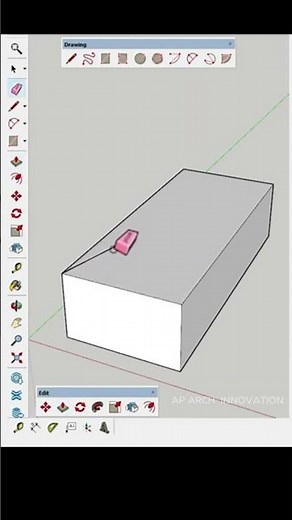 🏚️‍ Slope Roof Design | SketchUp Tip & Tricks ✅ | AP Arch Innovation | #shorts