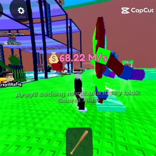 Cihuyy dapet Lucky blok alien 🔥🔥 #roblox #robloxedit @SuhernaNena