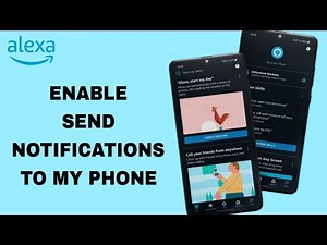 How To Enable Send Notification To My Phone On Amazon Alexa App | Step By Step