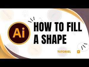 How to fill a shape in Illustrator with a pattern or color