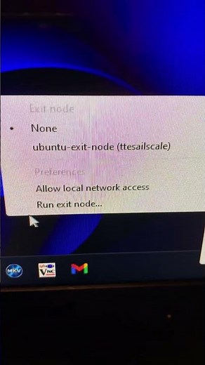 Run Tailscale Exit node on Windows