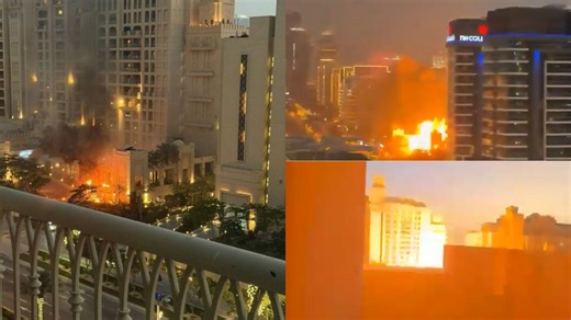 Video shows exact moment Dubai’s Fairmont The Palm hotel was hit amid Israel-US war on Iran – Watch