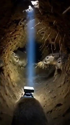 POV: You’re a pocket gopher going to work… underground. 🕳️#ai#gopher#animalpov