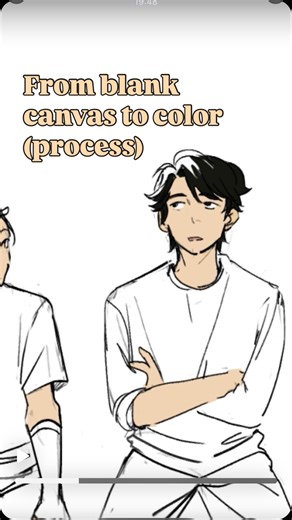 dᴇᴇ Juusan on Instagram: "How i color sketch a comic strip"