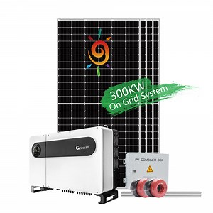 [Hot Item] Solar System 300kw on Grid Solar System Three Phase Solar Mounting System