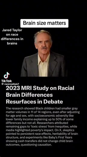 this brief presentation explains that populations with larger brains tend to be more intelligent. concomitantly those with smaller brains tend to have lower IQ scores than those with larger brains according to scientific article addressed in this video. #brainsize #brain #size #apes