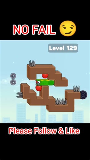 LEVEL 129 BROKE MY BRAIN 🤯🔥 | Snake Puzzle Game #gamingshorts #snakepuzzle #gaming #gametest