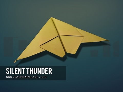 Come fare un aeroplano di carta che vola | Silent Thunder