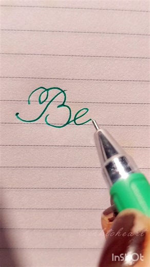 Soft Like Water, Strong Like Tide 🌊 //inktoheart// #handwriting #cursivewriting #shorts #cursive