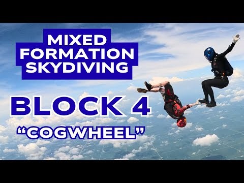 MFS Block 4 | Cogwheel | Mixed Formation Skydiving