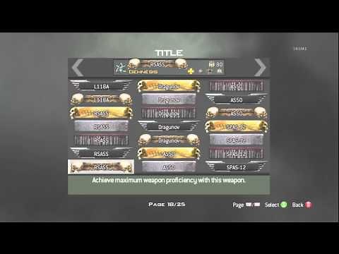 How to: All Titles & Emblems MW3