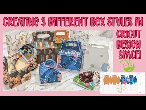 Creating themed boxes in Cricut Design Space - BEGINNER FRIENDLY!