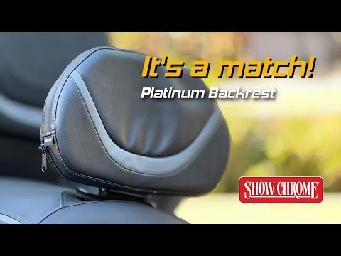 New Show Chrome Goldwing Platinum Backrest!