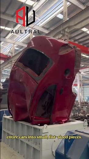 High Capacity Car Shredder for Scrap Metal Processing