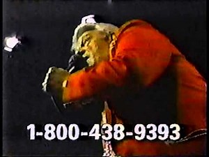 On stage with Jerry Clowler VHS commercial