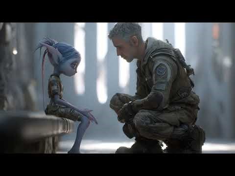 No One Will Ever Adopt Me, the Alien Girl Whispered—Then a Human Veteran Changed Her Life Foreve