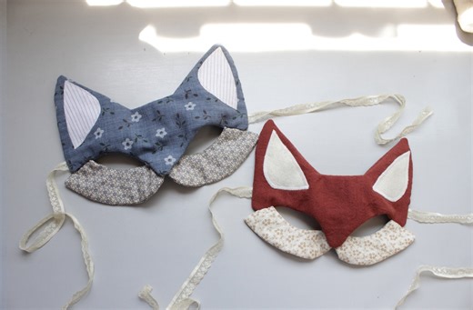 DIY Fabric Fox Mask Sewing Pattern: Beginner-friendly Costume (PDF) - Etsy