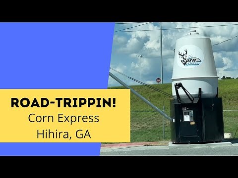 Checking Out the Corn Express Deer Corn Vending Machine at Big Foot Travel Center in Hihira, GA