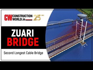 Dalmia cement - Contributing in India's Longest and Widest Cable Stayed Zuari Bridge in Goa