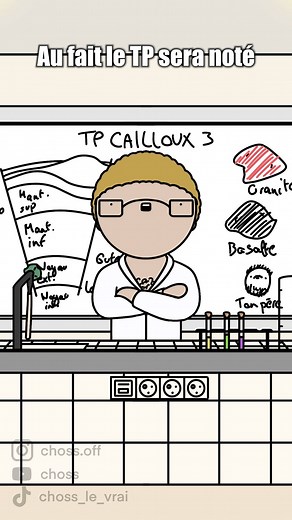 Choss | POV: Les TP de SVT / Physique Chimie #animaiton #humour #drole | Instagram