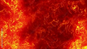 Fire Fills Screen Loop. This stock motion graphics video shows blazing fire filling up the frame. Looped. Stock Video