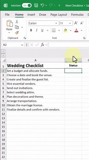 Here’s how to use the NEW #checkbox feature in #excel! #exceltips #exceltricks #exceltutorial