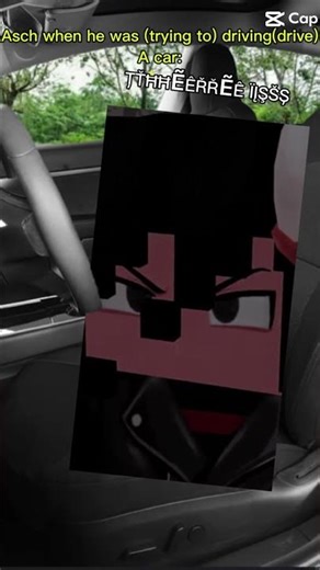 Asch when he was trying to drive a car he stole #myinnerdemons