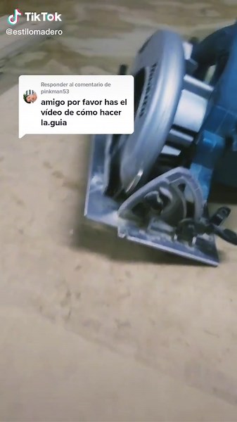Cómo armar tu propia guía de sierra circular