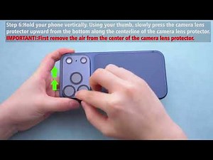 installation video for iPhone screen protector Cang